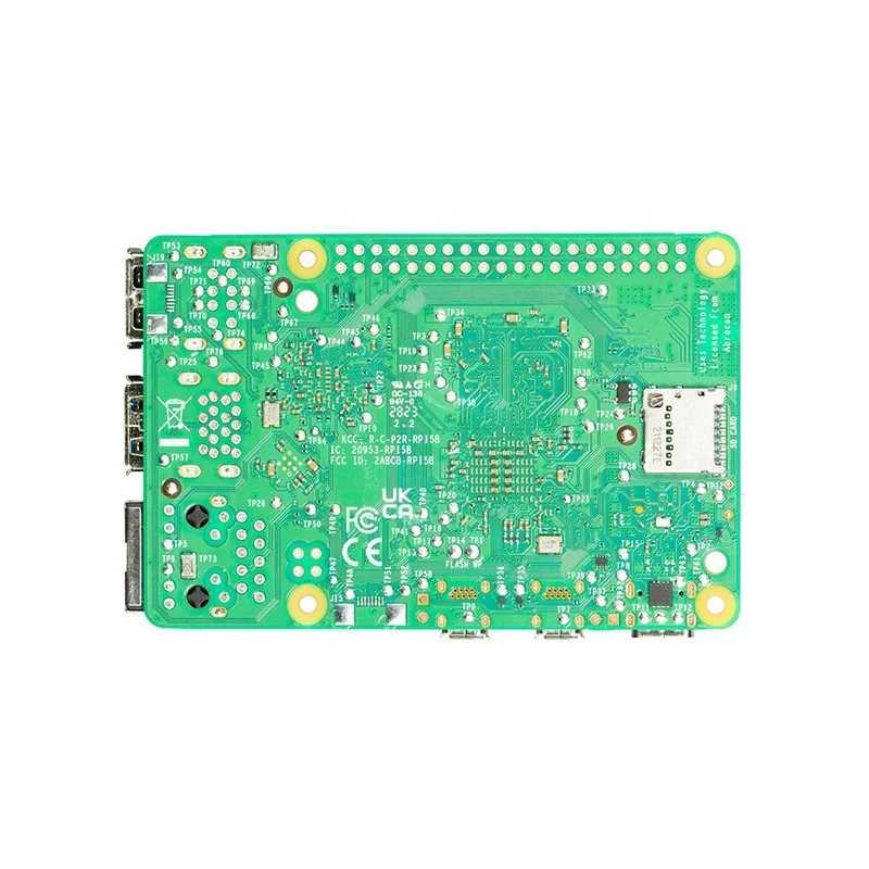 Framboesa Pi5 Modelo B, Original, Em Stock, 4GB, 8GB, 64-bit, 2.4 GHz, 800 MHz