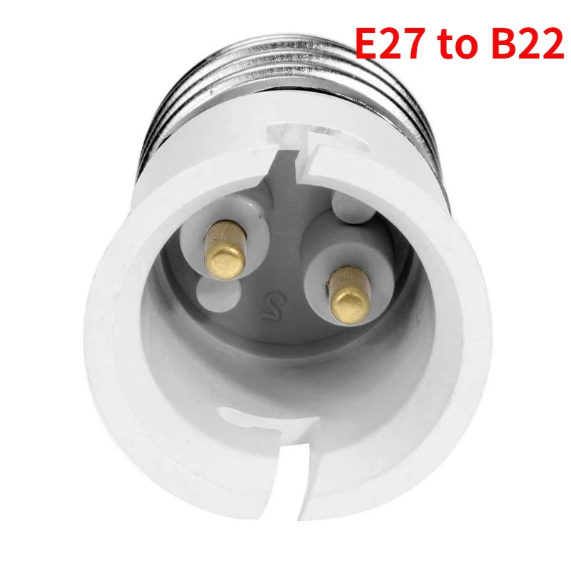 E27 to B22, B22 to E27 Light Socket Adapter 250V2A PBT Housing CE Rohs LED Lamp Base Holder Socket Converter