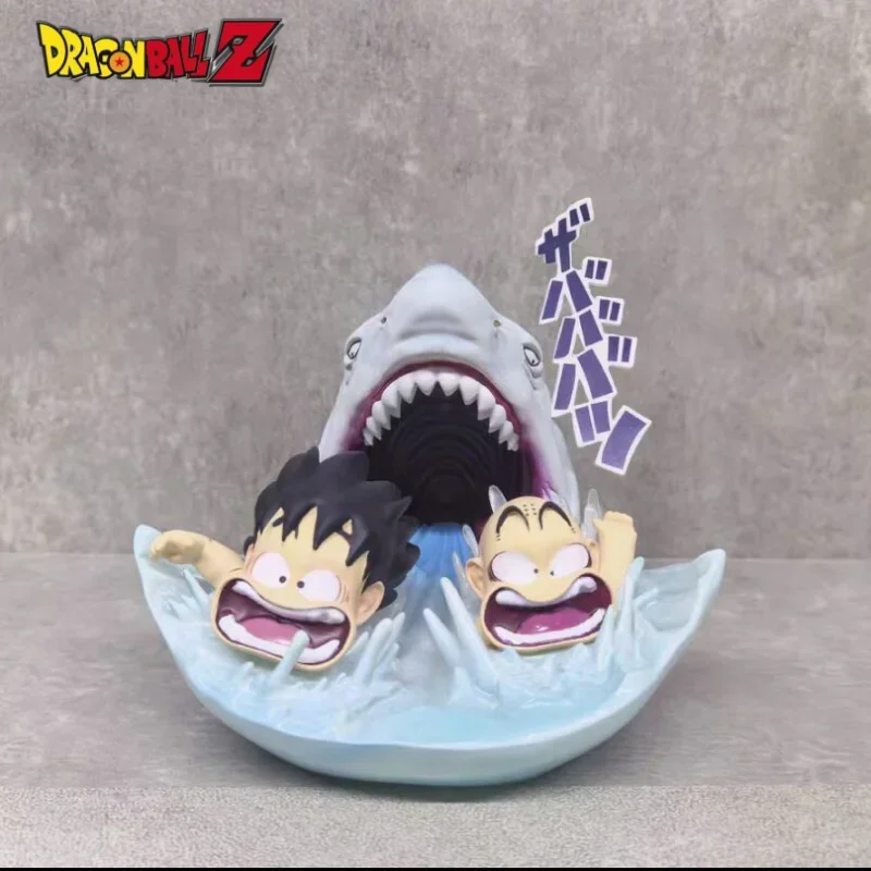 Spot Dragon Ball Little Wukong Klin Practicing Shark Attack Wukong Little Lin Water Escape Egg Boy Model Handmade Childr