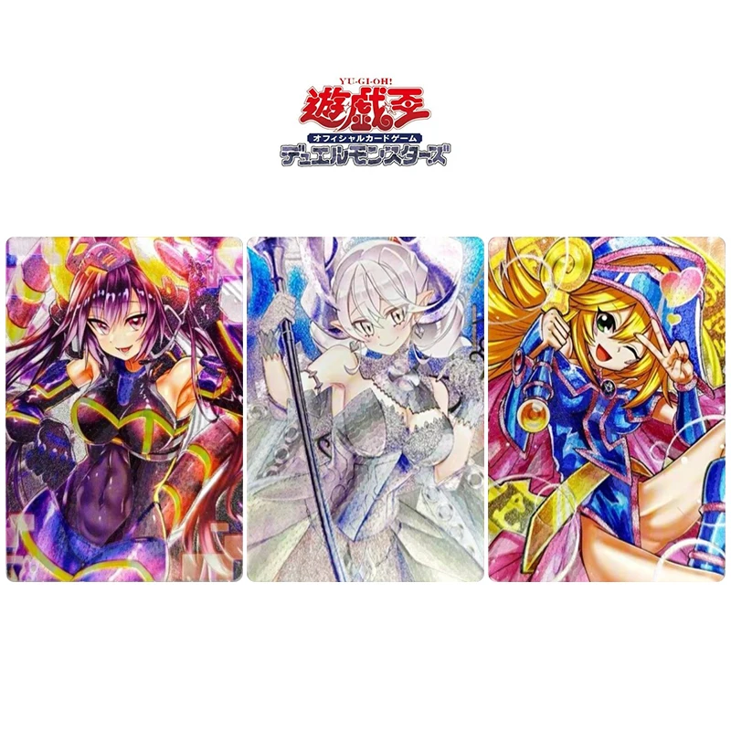 

Yu-Gi-Oh! 3pcs/set Black Magician Girl Ariane the Labrynth Servant Anime character Game card Cartoon toy Christmas birthday gift