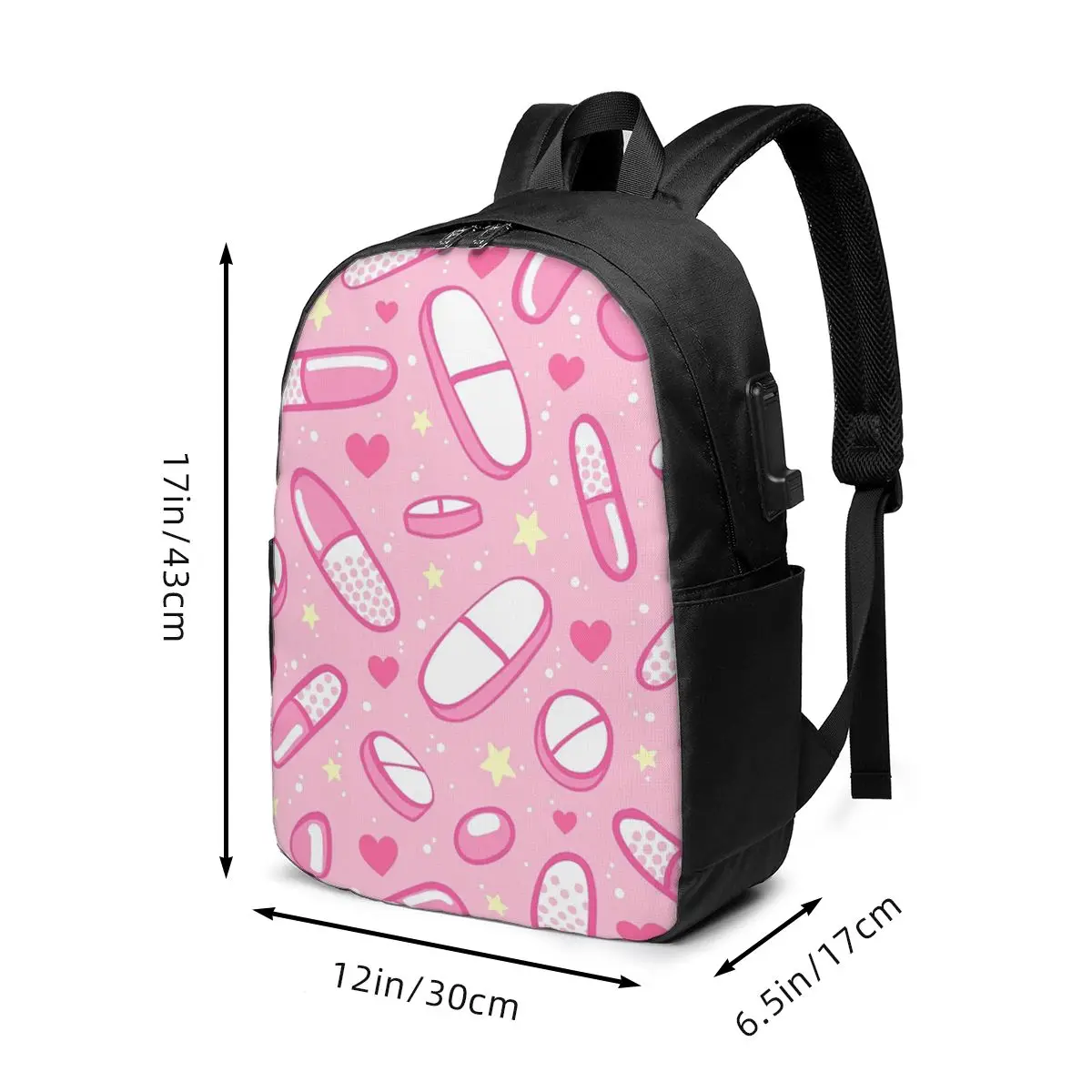 Multi Functional Pill Medicine Medical Backpack Travel Notebook Bag Computer College Student School Bag Laptop Shoulder Bags