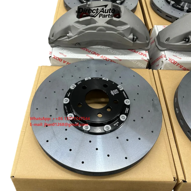 Front Akebono 10n 420mm Carbon Ceramic Rear GT3 4pot 410mm Carbon Ceramic Big Brake for Cayenne