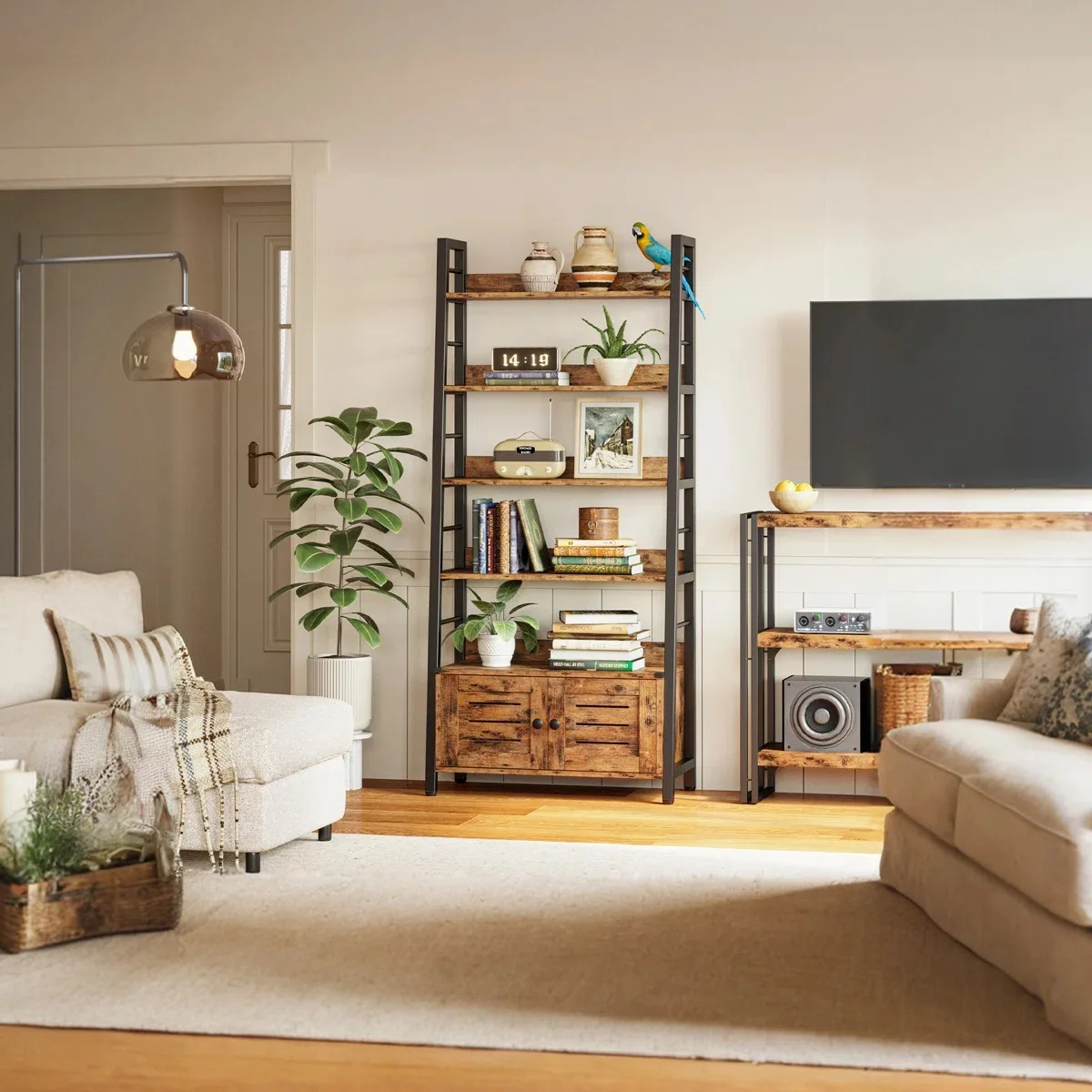 

Modern Bookshelf Living Room Bedroom Locker Display Shelf