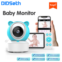 DIDSeth 2MP Video Baby Monitor Active Answer WiFi IP Camera 360° Video Calling Mother Kids Active Call Surveillance Cameras