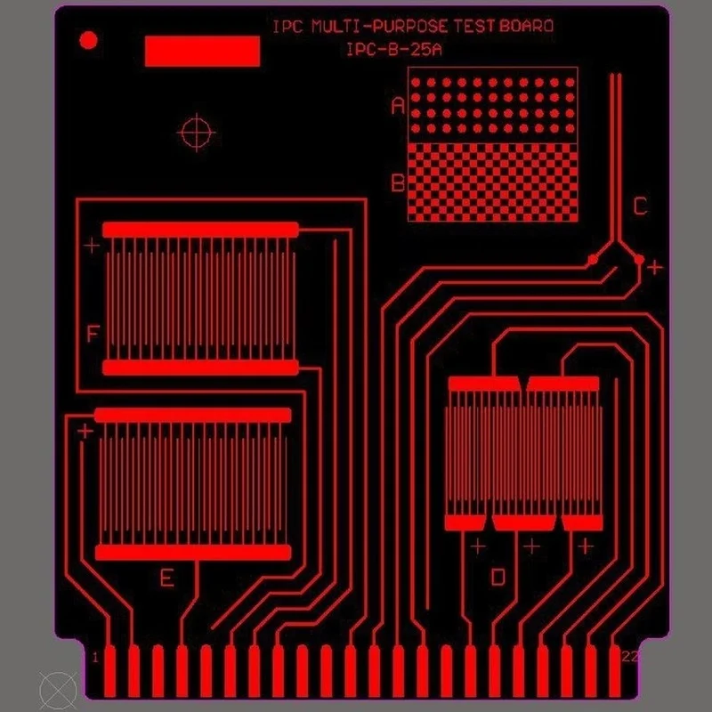 Super Sale 10pcs IPC-B-25A Standard SIR Test Board Printed Circuit Board Standard SiR Coating Insulation Test Fixture