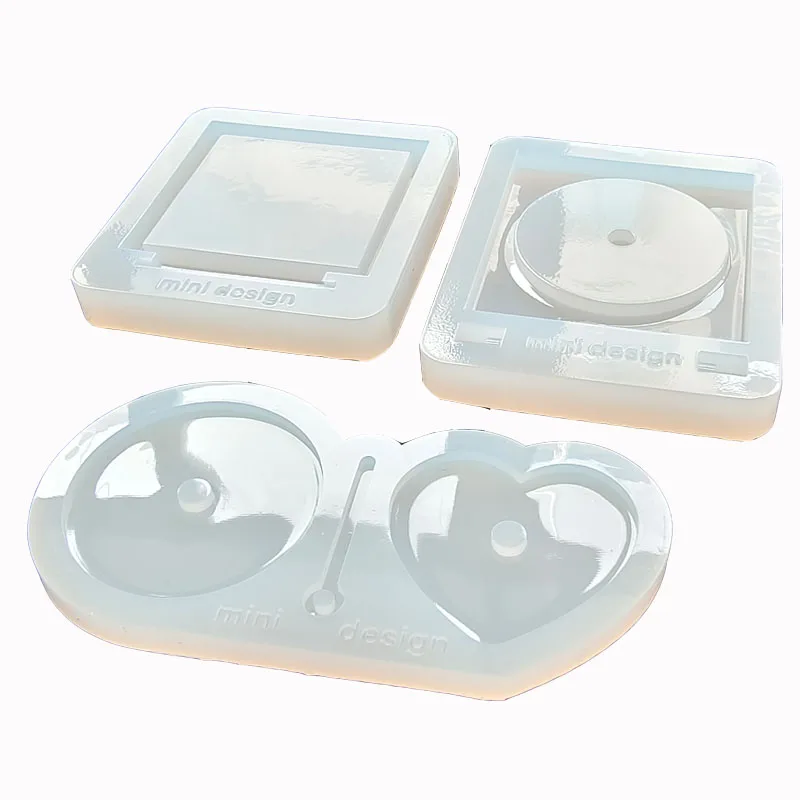 Fai da te lettore CD a forma di Silicone resina epossidica stampo Shaker stampo gioielli stampo strumenti gioielli stampi decorazione