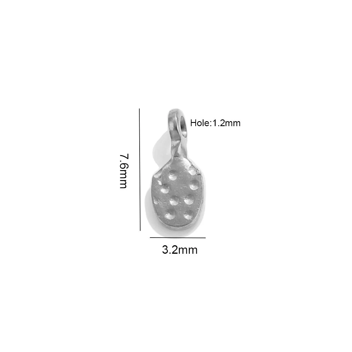 20 Stück/Lot Edelstahl-Hammercharms PVD-Gold für DIY-Halsketten, Ohrringe, Schmuckherstellung, Anhänger, Zubehör, Großhandel – Detail 10