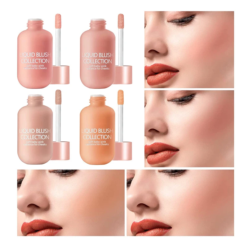 Liquid Cream Blush Makeup, Lightweight Gel-Cream Blusher Breathable  Long-lasting Waterproof Skin Tone Beauty Make Up Maquiagem