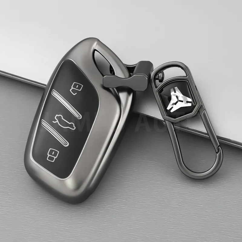 For MG ZS for MG6 EV EZS HS EHS for Roewe RX5 I5 I6 RX3 RX8 ERX5 Car Key Case Cover Shell Fob Key Holder Accessories