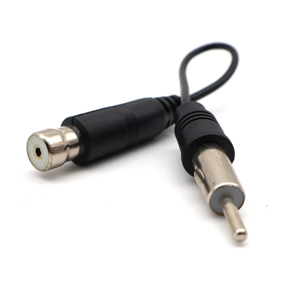 Car Radio Antenna Adapter ISO to DIN Cable FM AM Audio Converter for Car Stereo Head DAB Exterior Radio Part