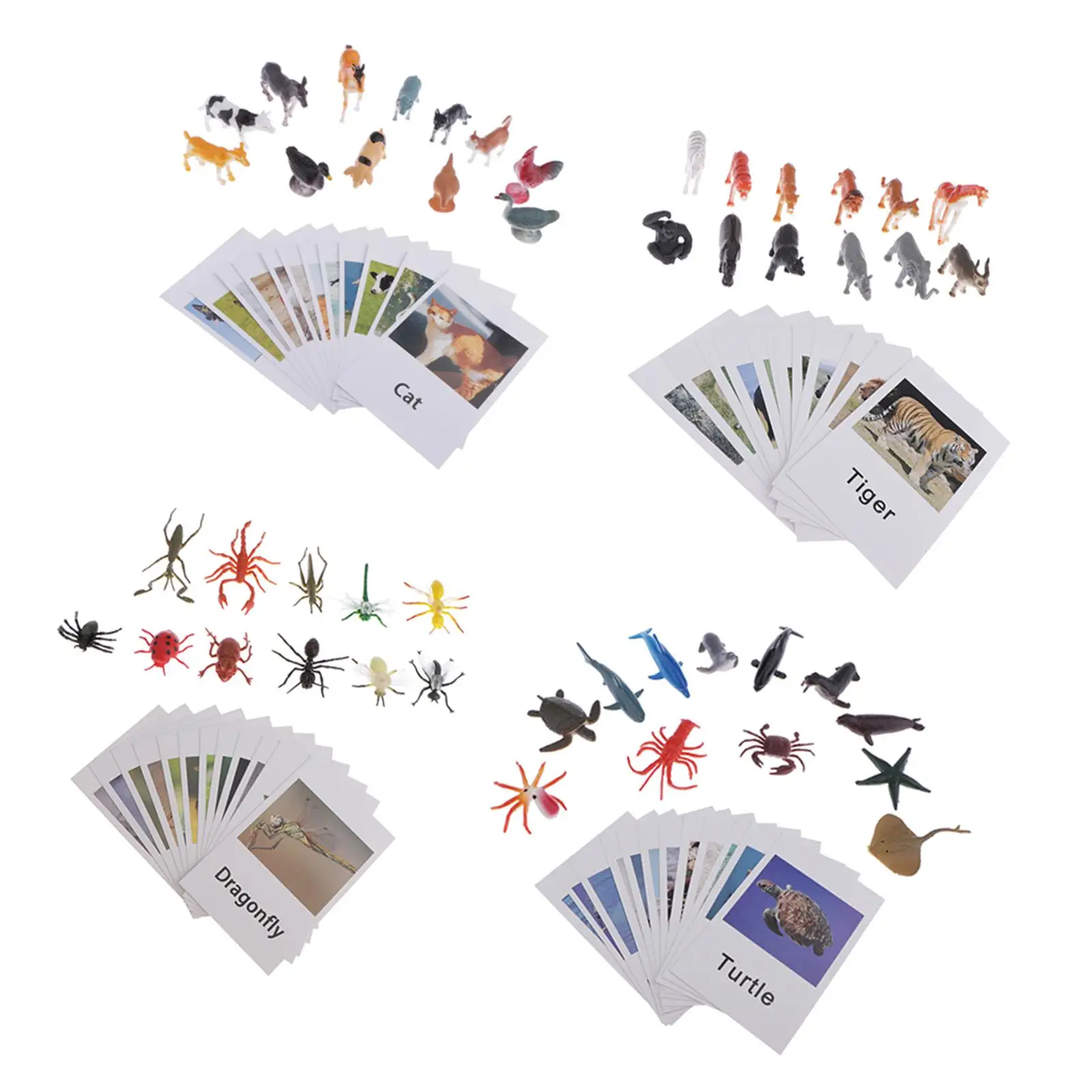 Materials Toy - 48pcs Miniature Farm Poultry Animal Figures