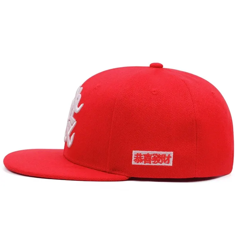 Modna haftowana czapka z daszkiem dla mężczyzn kobiety lato na zewnątrz oddychająca czapka typu snapback unisex Snapback Hip Hop czapki typu Trucker