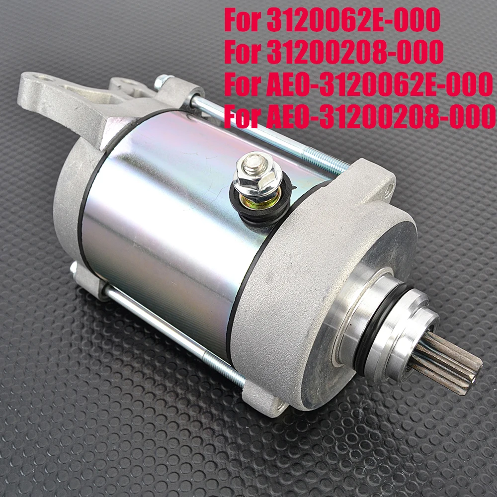 

Engine Starting Motor For GOES 350s 400 360 Max 4x2 4x4 For Aeon Cube Crossland Cobra 350 400 419 420 3120062E-000 31200208-000