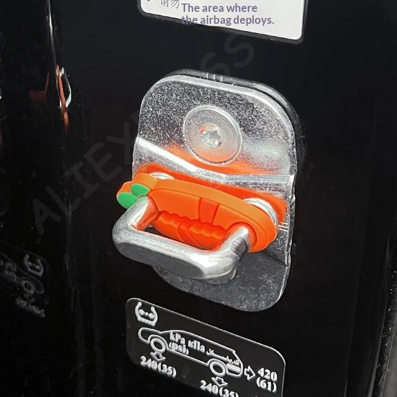[G]Silicone Car Door Lock Buffer Shock Absorber Protectors 4Pcs Sound Deadener Anti-Scratch for Vehicle Maintenance