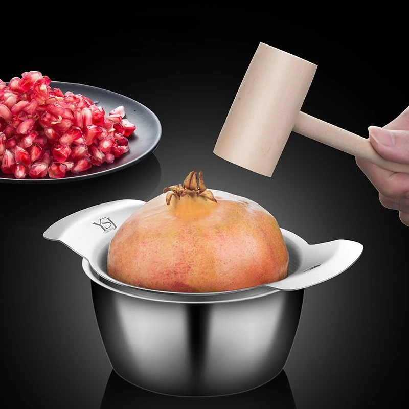 304 Stainless Steel Pomegranate Peeling Machine, Fruit and Vegetable Tool, Safety Bowl, Home Kitchen Accessories