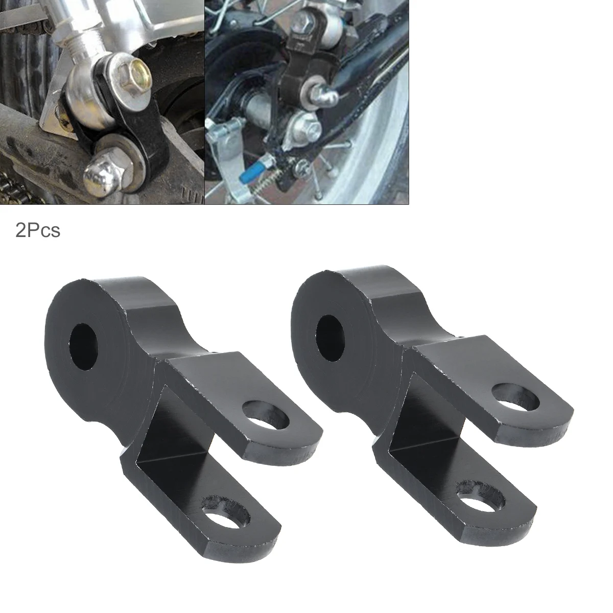 

2pcs Universal Black Aluminum Motorcycle Brake Accessories Motorbike Reduce Vibration Device for Electric Vehicle Motorcycles