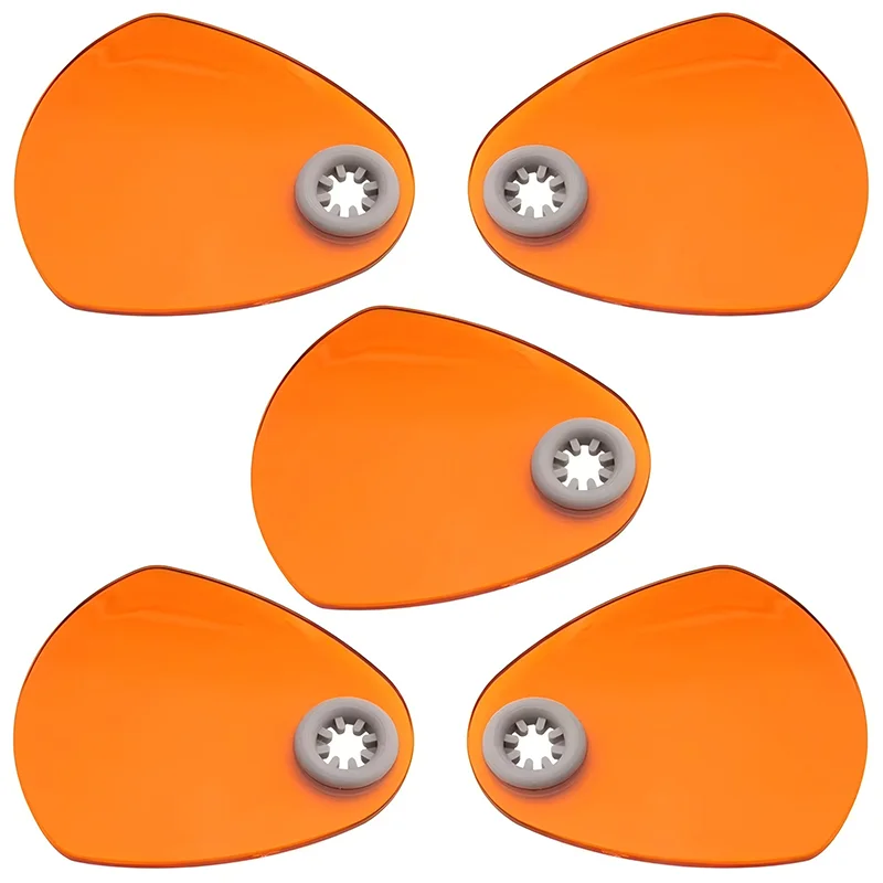 5pcs/pack Dental Curing Light Shield Plate Curing Lamp Filter Shade Board Oral Curing Light Filter Dentist Tools