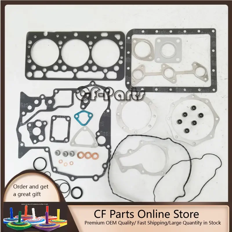 

Complete Gasket Kit For Kubota Engine D902 For Tractor BX2230D BX2350D BX2360 BX24