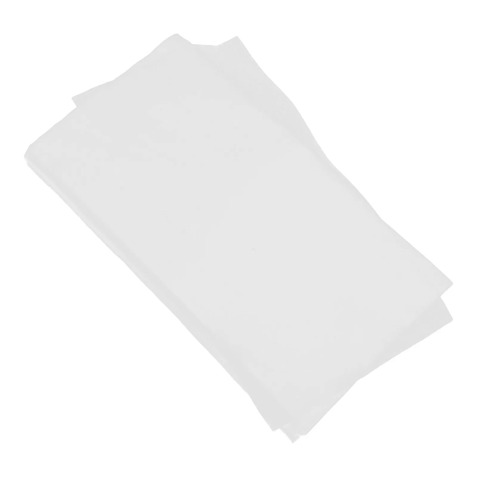 50Pcs Disposable Cleaning Rags 60x30cm White Non Woven Spa Towels for Beauty Salon Facial Scrub Manicure Pedicure Body Wrap Use