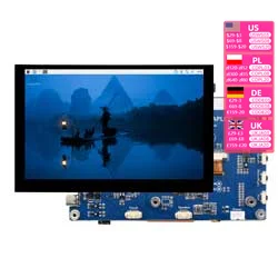 Raspberry Pi display HDMI-Compatible touch screen 5-inch IPS LCD 1024x600 computer secondary screen