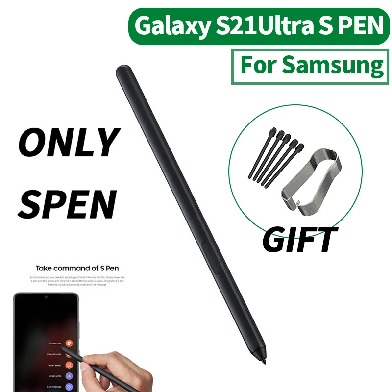 

Stylus For Samsung Galaxy S21 Ultra 5G S Pen Genuine SM-G998 SPEN S-PEN Stylus s21u EJ-PG998