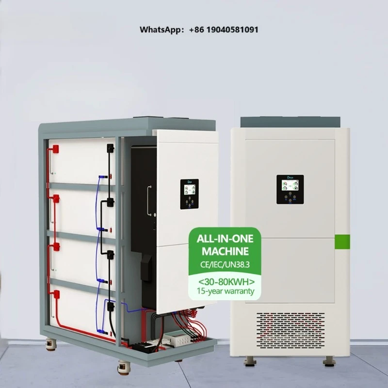 Complete EU All in One Solar System Kit 20KVA Hybrid System 64KWH 80KWH Expandable Battery Modules Power System