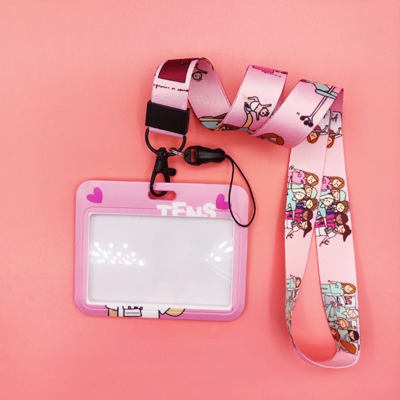 TENS TCAE Ausweishalter mit Umhängeband für Ärzte und Krankenschwestern, Kreditkartenetui, Halsband, Kartenhalter, Handyband, Ausweiszubehör, Geschenk – Detail 17