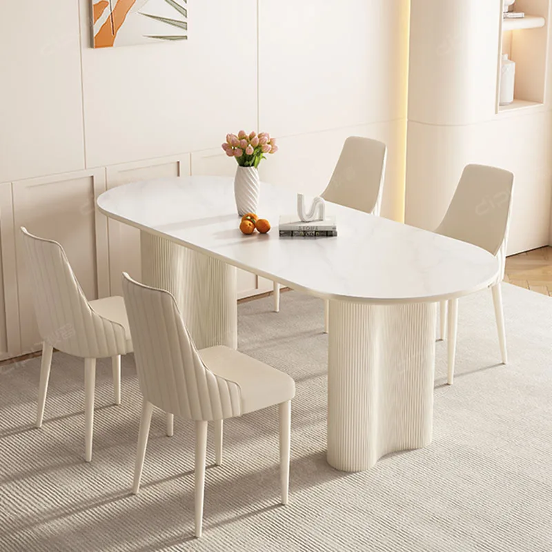 

Breakfast Gaming Dining Table Modern Living Reception Round Dining Table Kitchen Side Set Sala Da Pranzo Kitchen Furniture