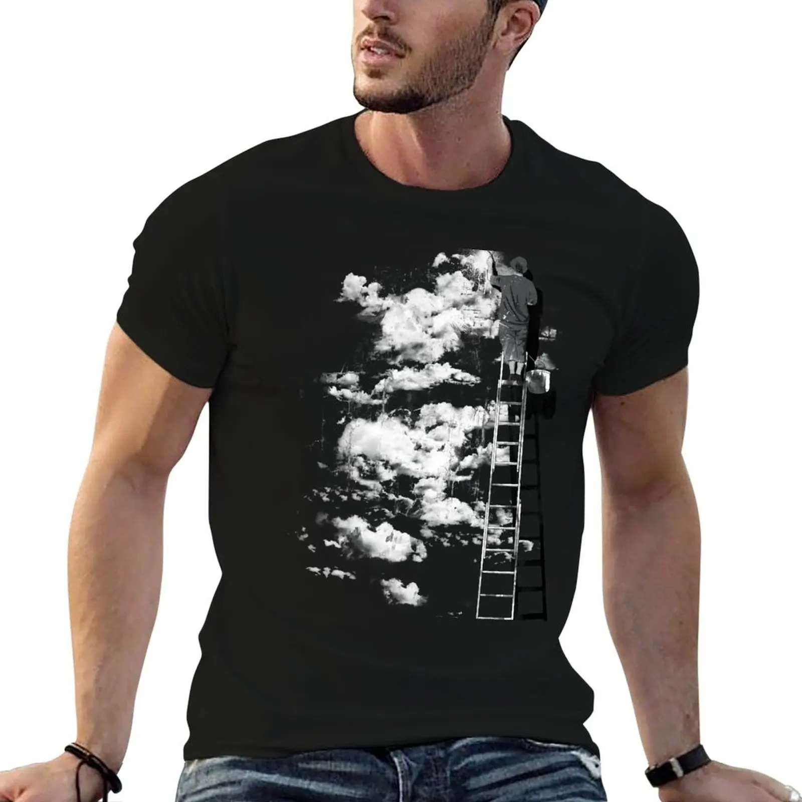 T-shirt décontracté à manches courtes pour homme The Optimist