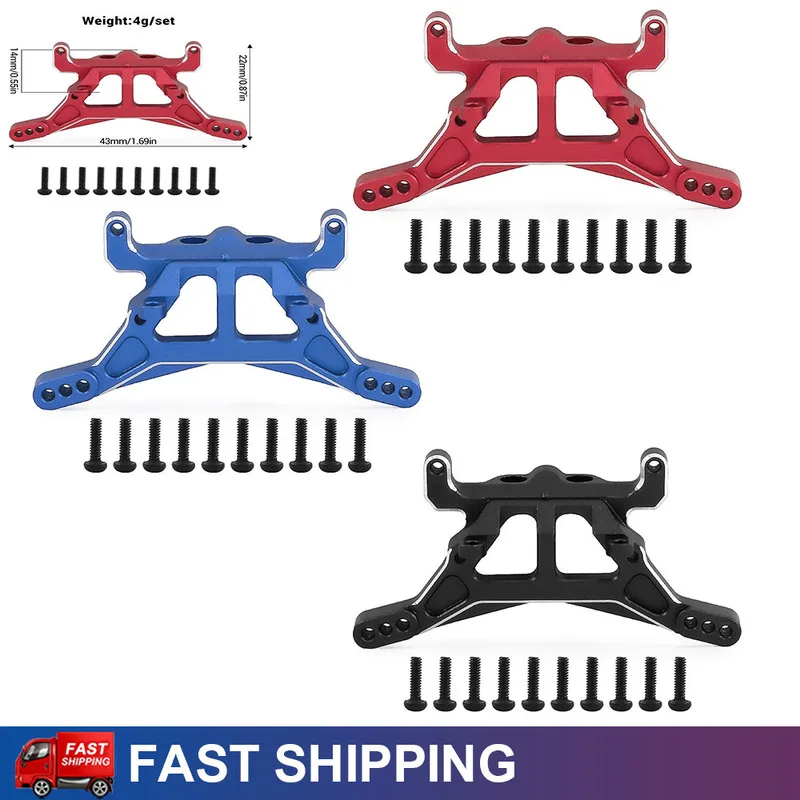 Aluminum Alloy Front Rear Shock Absorber Bracket for 1/24 Losi Micro-B 2WD LOS-1770S RC Car Upgrade Parts
