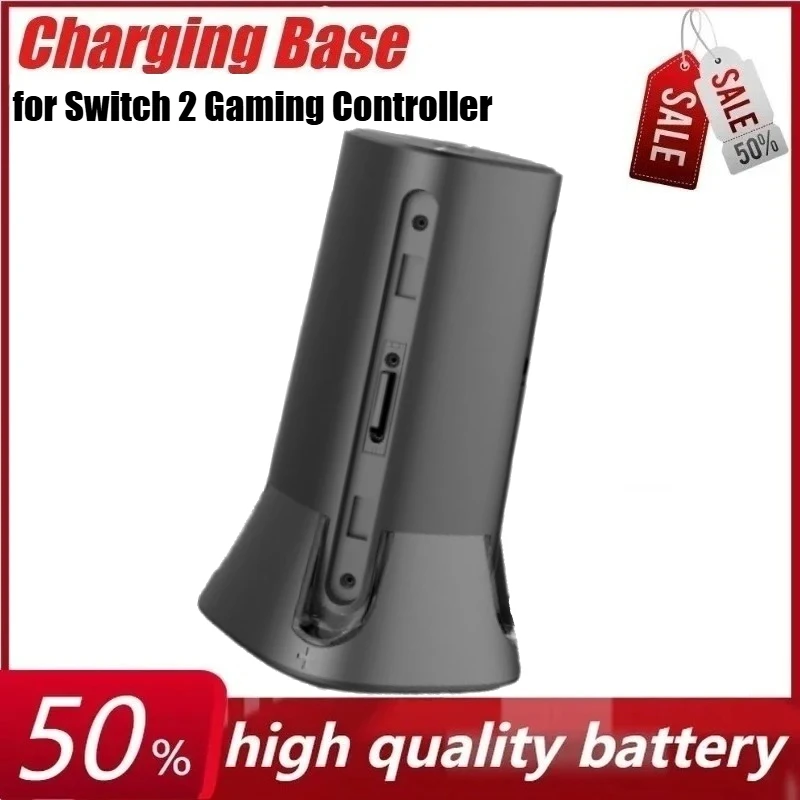 

4 Joycon Charging Dock for Switch 2 Charging Base Gaming Controller Charger with Charger Indicator