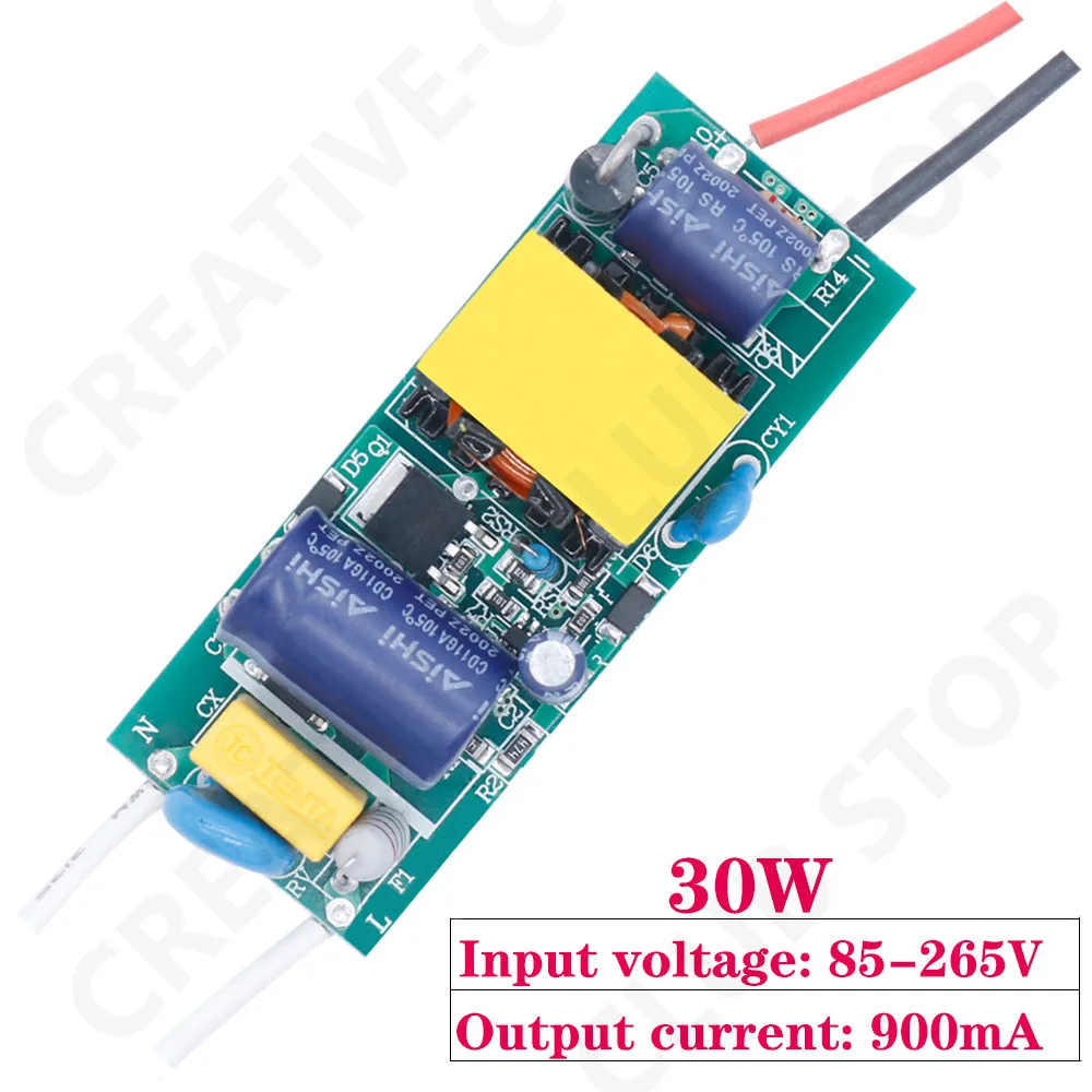 LED Driver 50W 40W 30W 20W 10W 24-36V Power Supply Constant Current Control Light Transformer Bare board For LED Diode lamp bead