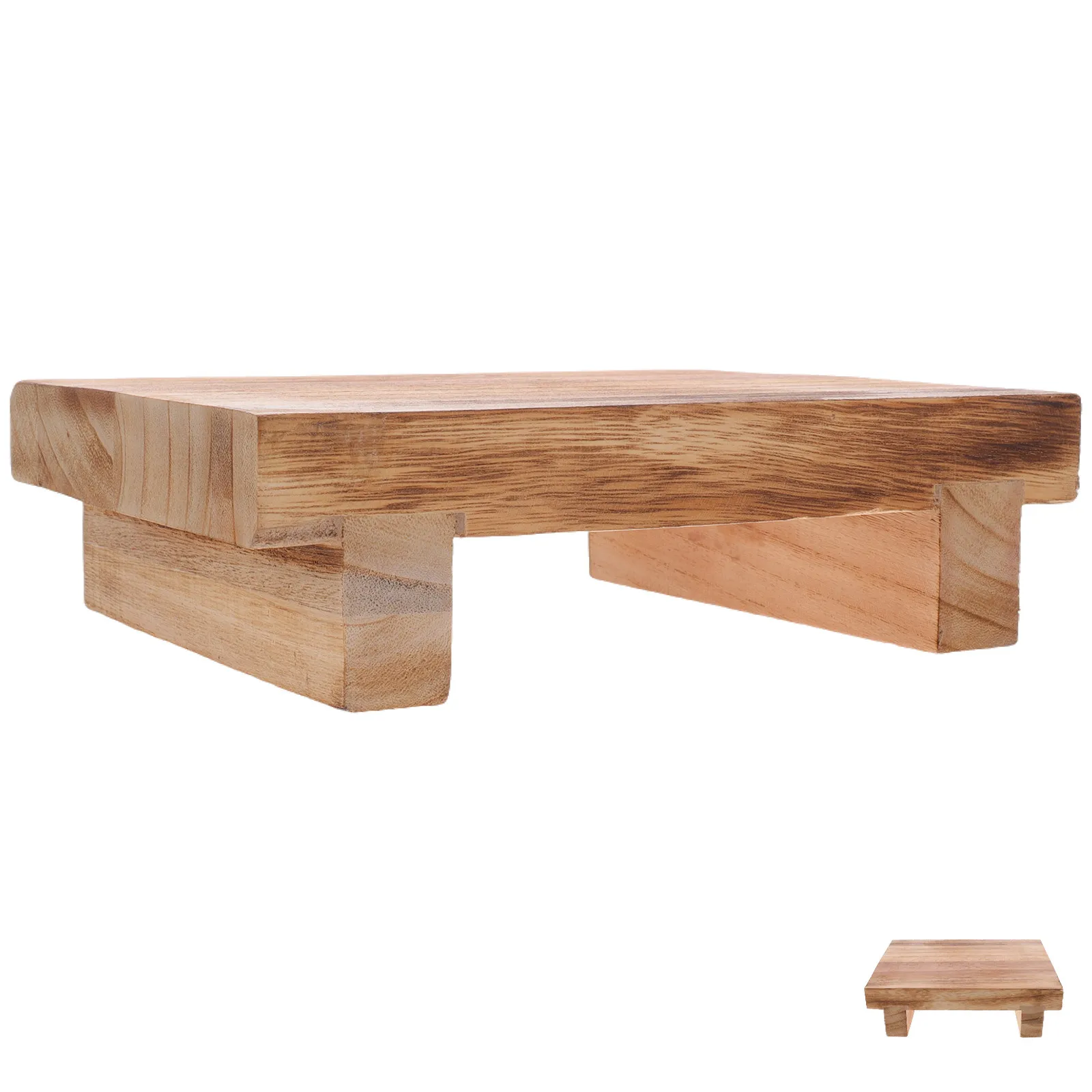 

Small Wooden Footstool Step Stool for Home Office Bathroom Couch Comfortable Leg Rest for Elderly Foot Rest Small Footstool