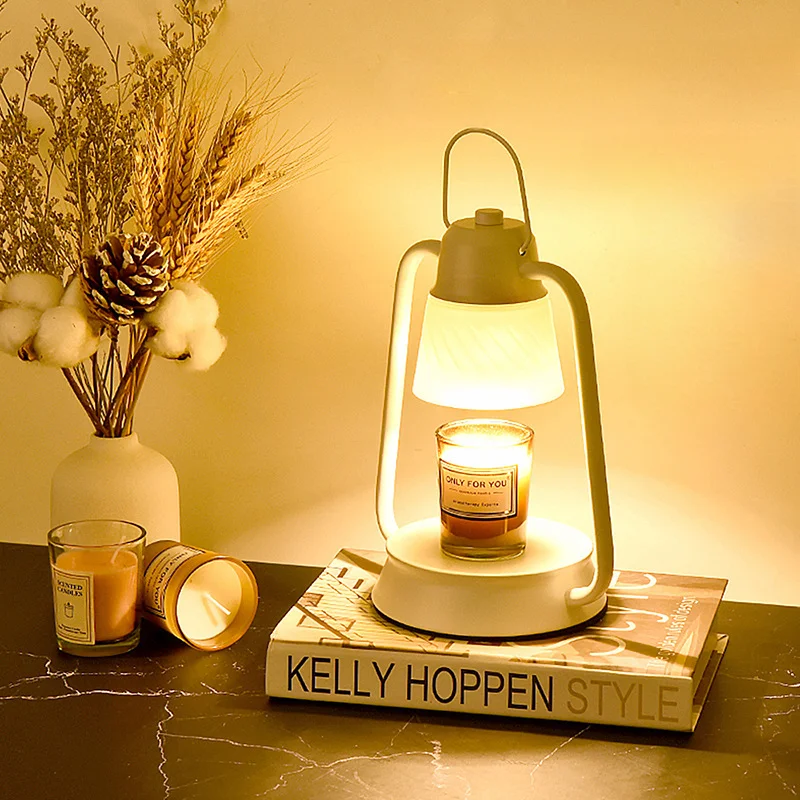 

Aromatherapy Wax Melting Lamp Retro Bedroom Bedside Lamp Fragrance Smokeless Dimmable Night Light Coffee Room Atmosphere Light