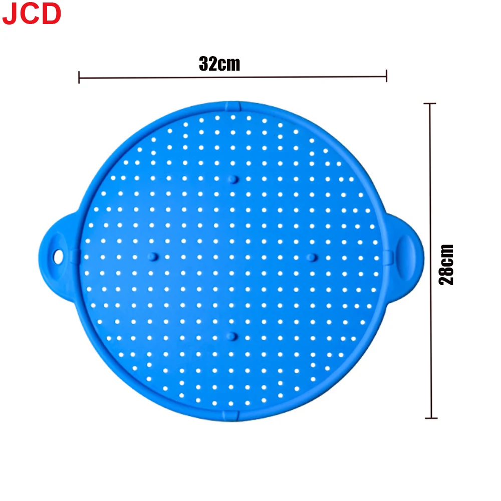 Hot Splatter Screen Guard Kitchen sottopentola coperchio della pentola coperchio della padella Silicone Spill stopper Wash Strainer Hook Design High