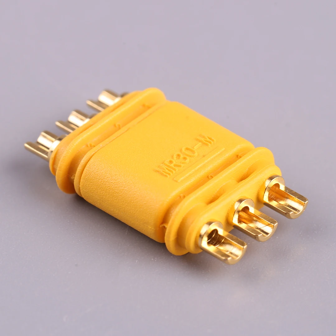 Amass Upgrated of XT30 Connector MR30 Connector Plug Female and Male Connector Plugs Gold Plated For RC Parts