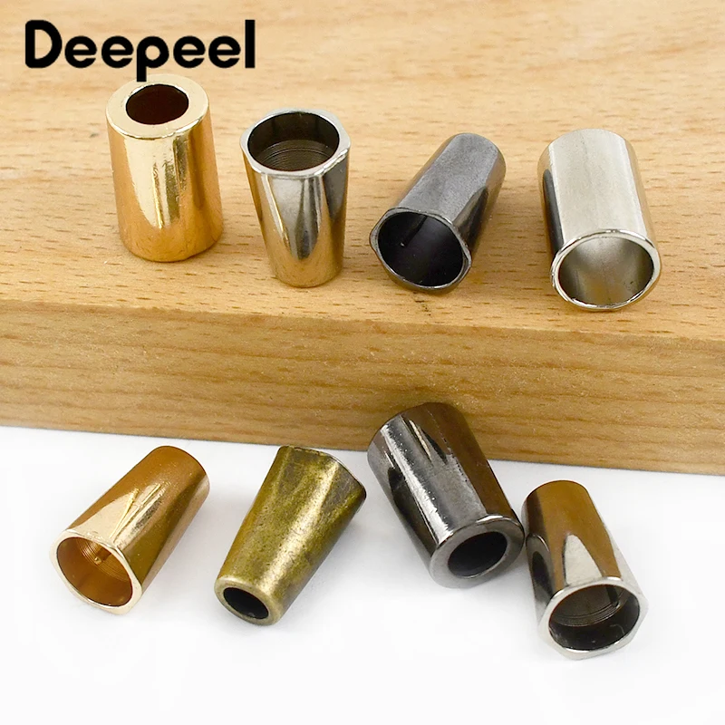 Deepeel 30Pcs Metal Toggle Stopper Cord End Buckles Hat Rope Lock Cap Decoration DIY Garment Jacket Sweater Button Accessories