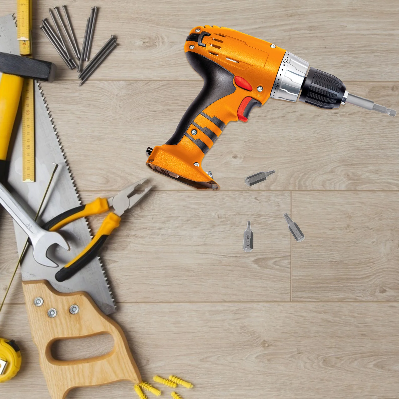 33 قطعة مفك بت مجموعة مفك كهربائي بت صلابة عالية الصلابة الصلب بت عدة لملحقات إصلاح DIY المهنية #2