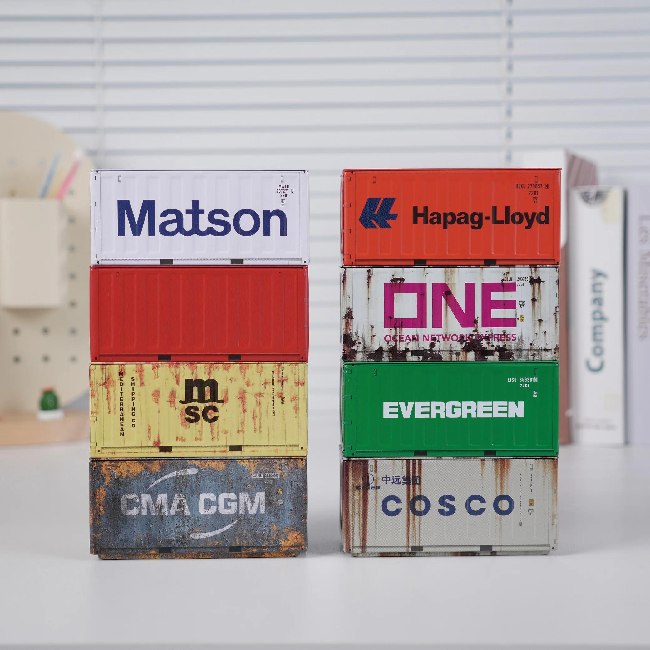 

New Container Mini Iron Storage Box Retro Industrial Style creative Creative Decoration Collect Item Desktop Model Kids Gifts