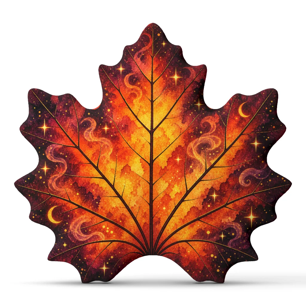 Autumn Leaf, Flying Black Bats Shaped Pillow Cushion Irregular Stuffed Throw Pillows for Sofa Home Decoration Gift