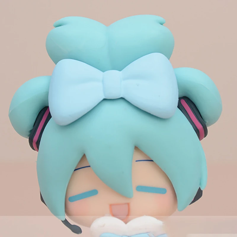 Hatsune Miku Anime Figure Miku With Cinnamoroll Figure Cute Statue Collection PVC Model Q Doll Decoration Toys Birthday Gifts