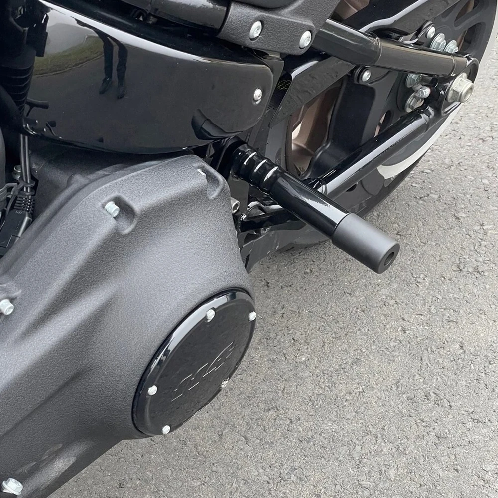 For Harley Softail Low Rider S/ST Street Bob 114 117 Fat Boy 2018-2026 Rear Frame Guard Passenger Peg Crash Bar Frame Slider Fit