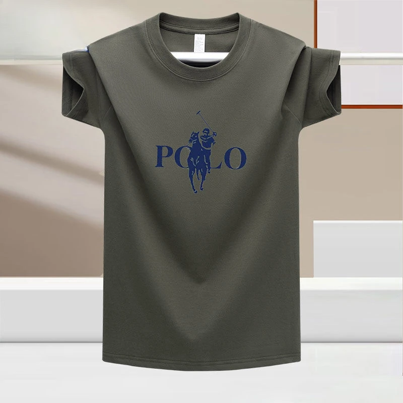 紳士服 2025 夏の新綿半袖 Tシャツメンズスポーツとレジャー半袖原宿ユニセックス