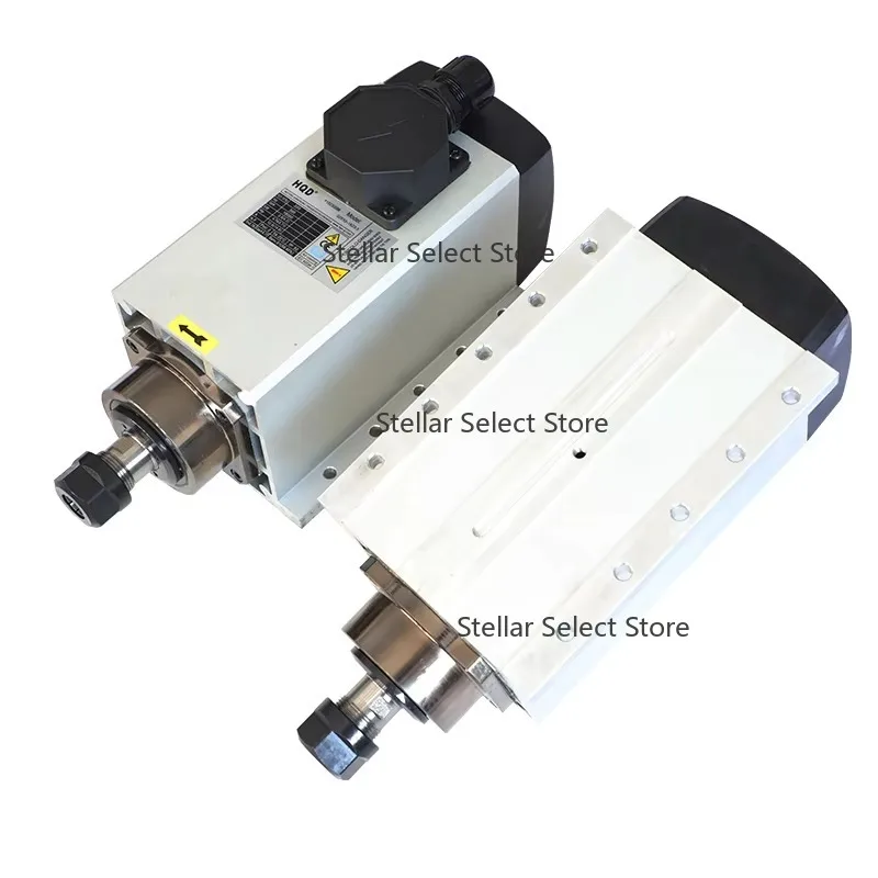HQD  Orginal Factory ER20 3.5KW GDF53-18Z/3.5 air Cooling 300HZ 18000RPM square Shape MTC Spindle Motor for CNC Router