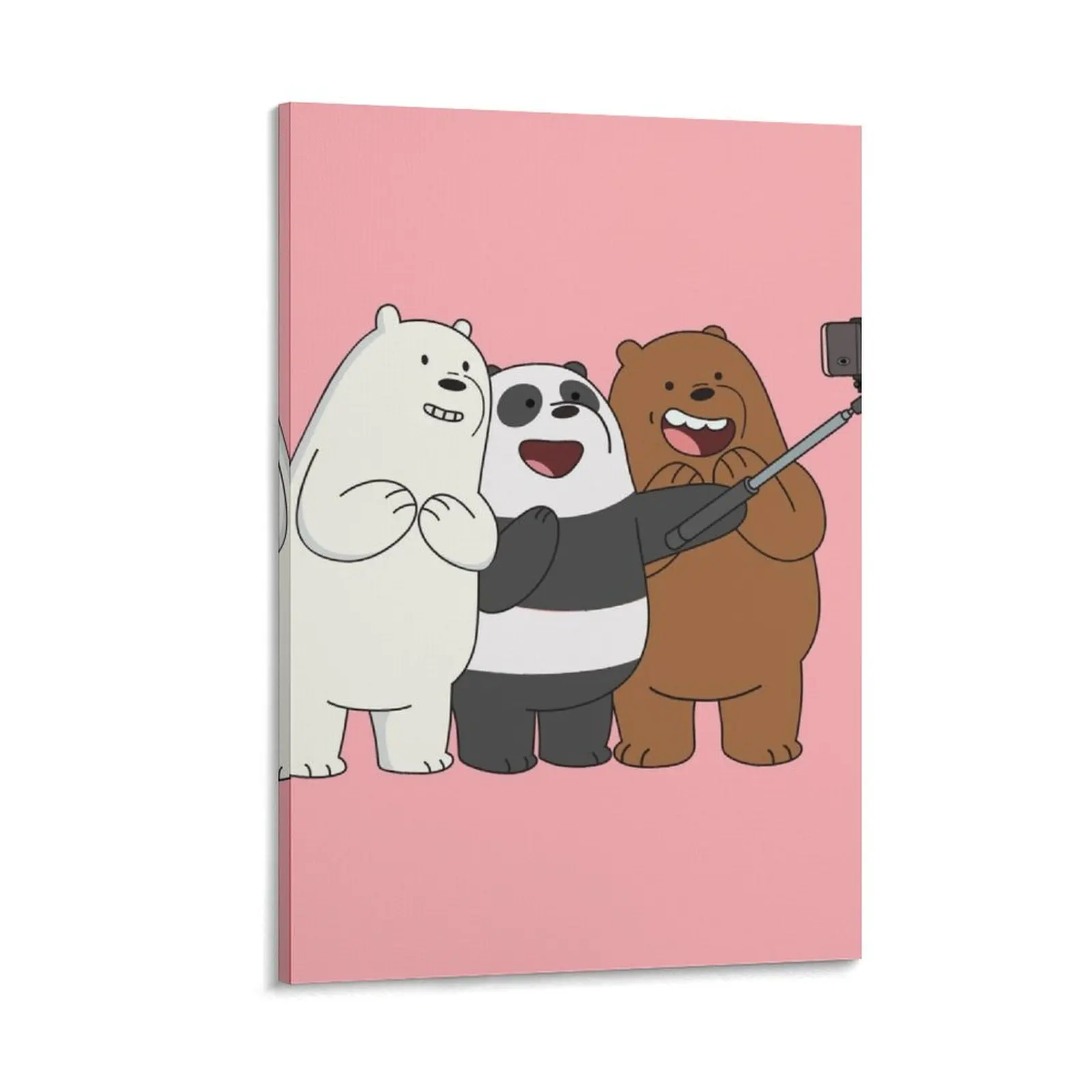 We Bare Bears Canvas Painting wall art decorative pictures for living room poster