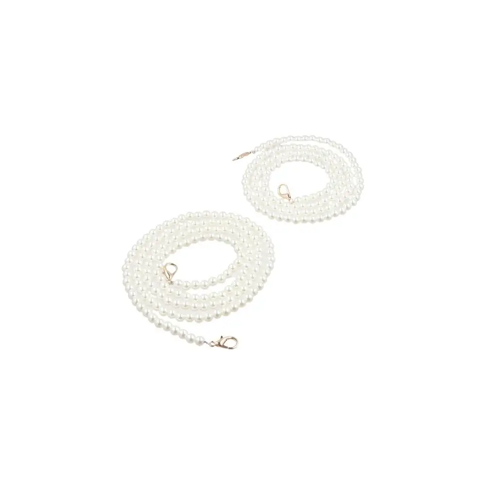 

Портативная длинная сменная сумка «сделай сам», аксессуары, детали сумки, ручка для кошелька, жемчужная цепочка для сумки, жемчужный ремешок для сумки, цепочка-тоут из бисера