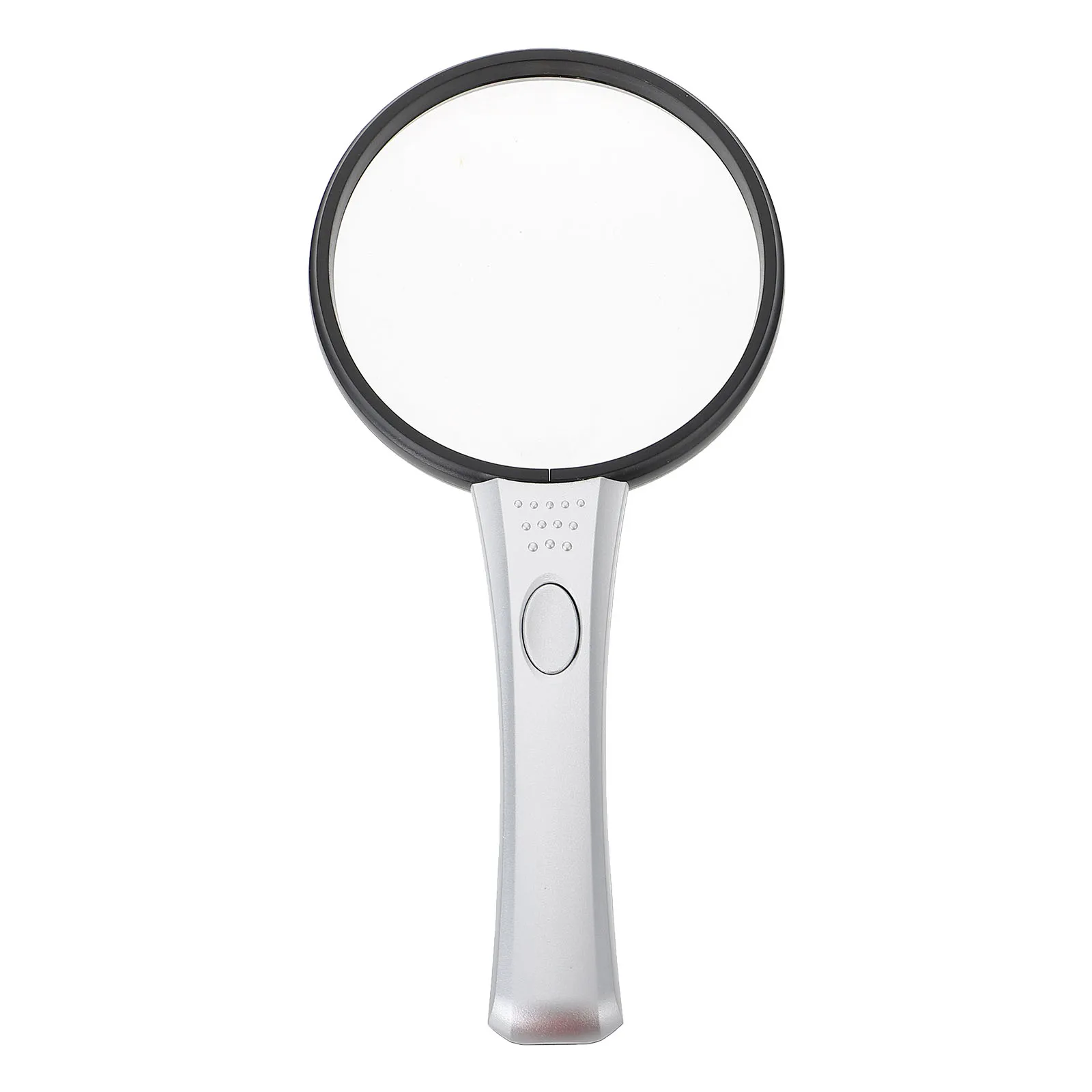 

Handheld LED Light Magnifier High Definition Distortion Free Premium Material Durability Practicality Books Newspapers Magazines