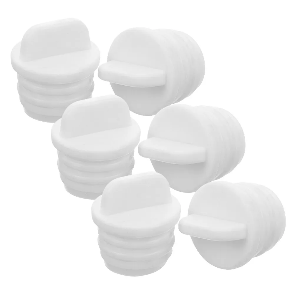 6Pcs Mop Bucket Drain Plug Rubber Stopper Leakproof Sealing Replacement Round Plug for Mop Buckets Water Tub Tubing Holes view 4