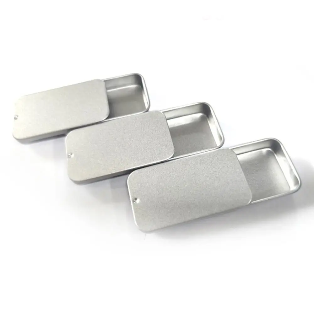 4pcs Multistyles Candle Jars for Cream Balm Cosmetic Container Tea Cans Aluminum Tin Jar Refillable Bottles