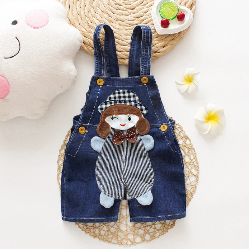 

Children Kids Baby Boys Denim Pants Infants Girls Shorts Overalls Clothing Jumpsuits Jeans 1-3 Years